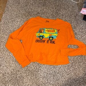 Scooby Doo Halloween Long Sleeve Graphic Tee